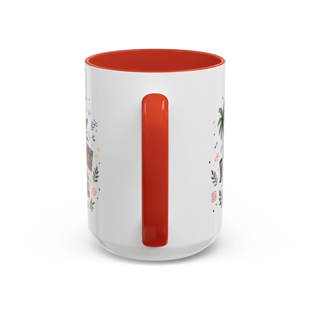 Kinshasa Coffee Mug | DR Congo Souvenir Travel Gift | Accent Color Ceramic 11oz 15oz
