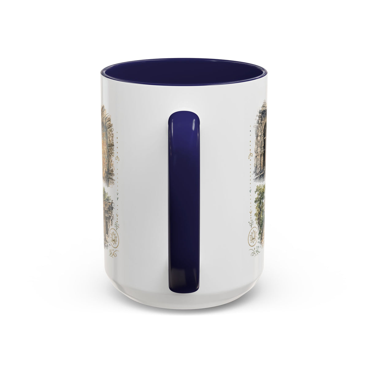 Ajanta Caves Mug, India Travel Souvenir, Bucket List Gift, Accent Ceramic Coffee Mug 11oz 15oz