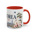 South Korea Home Country Mug | Moving Away Gift | Long Distance Friendship | 11 oz 15 oz Accent Mug