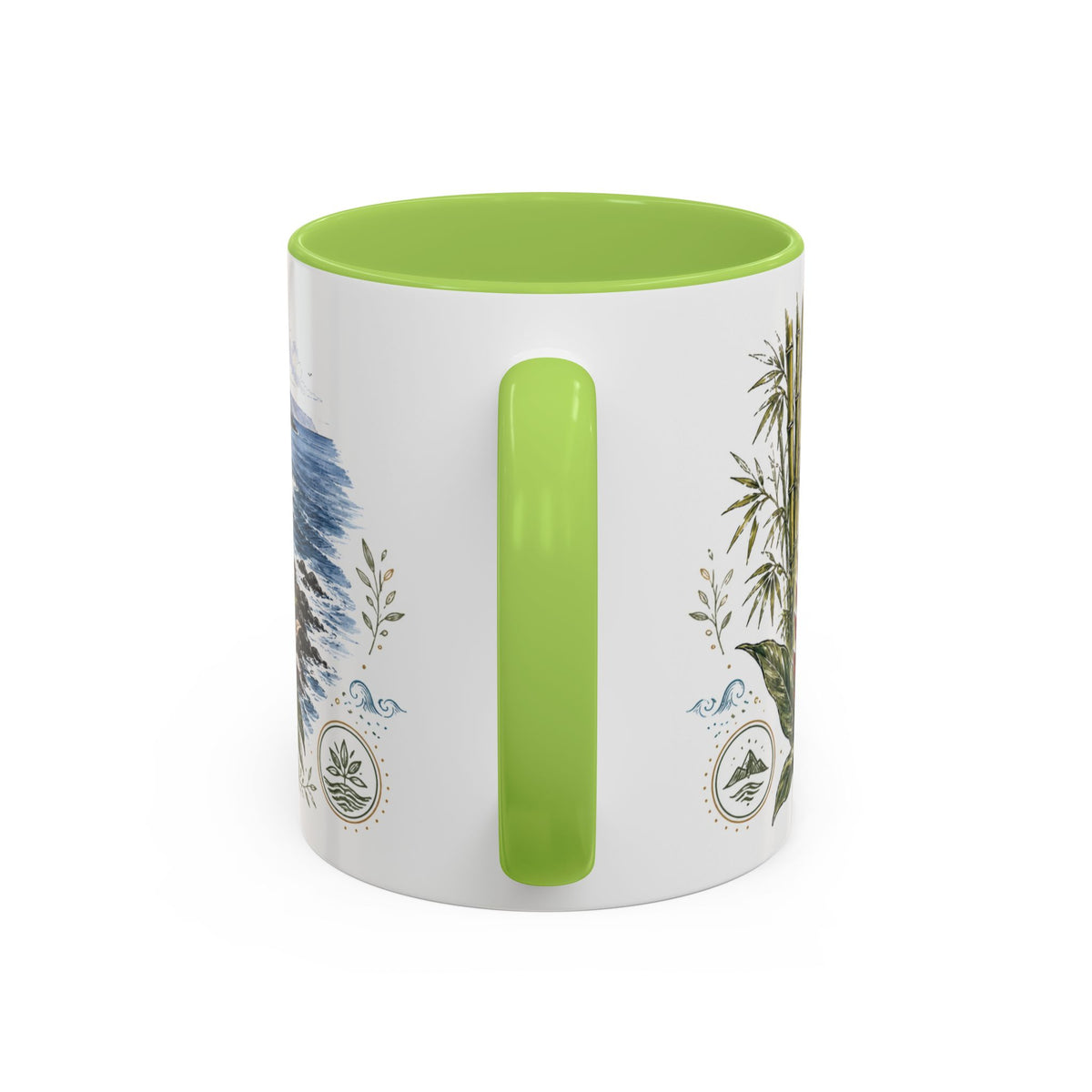 Road to Hana Mug, Maui Travel Souvenir, Bucket List Gift, Accent Ceramic Coffee Mug 11oz 15oz