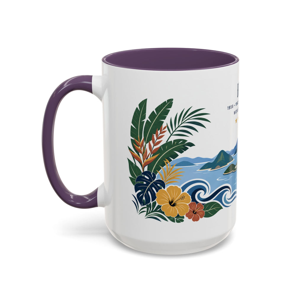 Brazil World Champions Mug | Five Time Soccer Champion Gift | Brazilian Football Fan Cup | 1958–2002 | 11oz 15oz Accent Mug