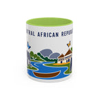 Central African Republic Coffee Mug | Travel Souvenir Accent Mug | Country Gift Ceramic Cup 11oz 15oz