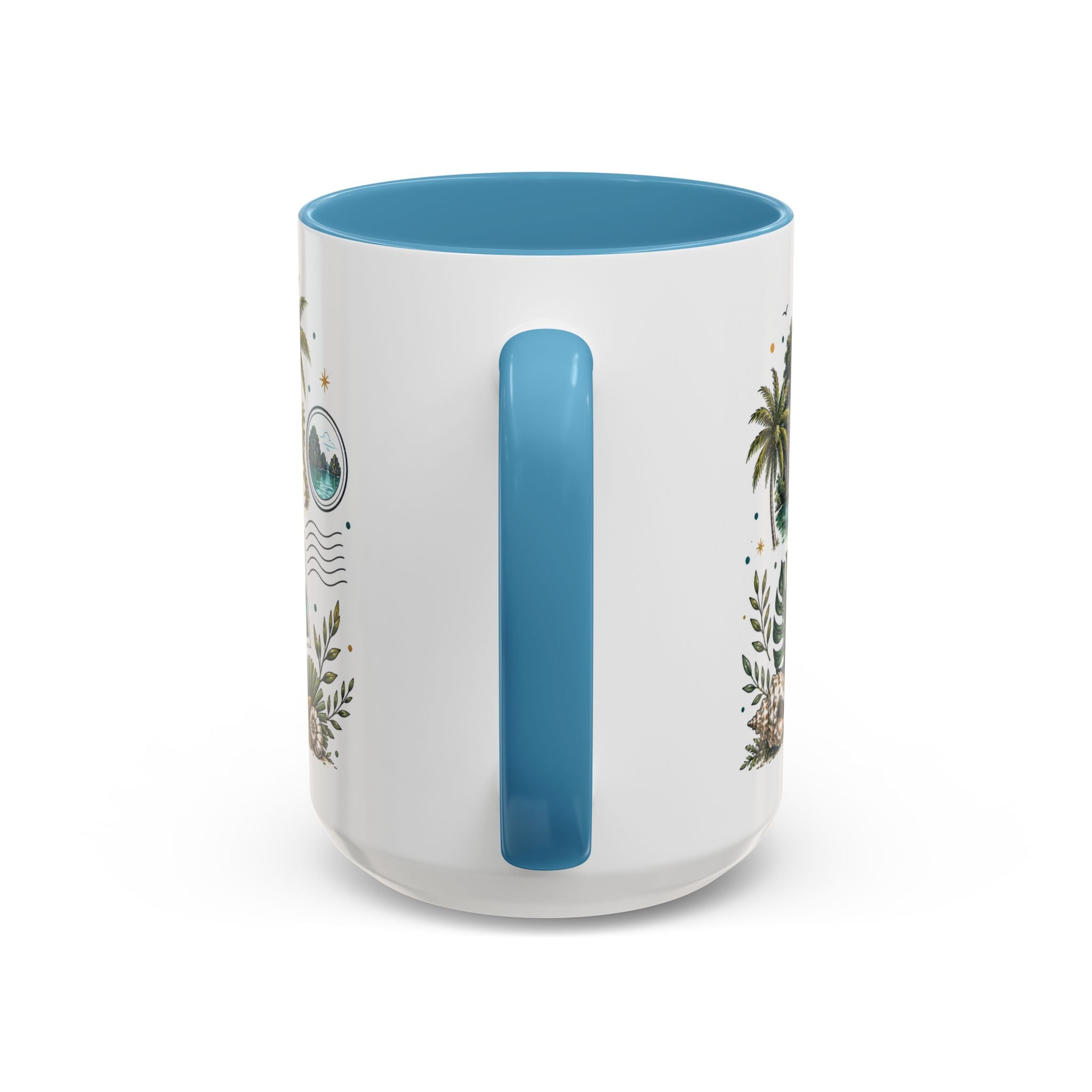 Palawan Coffee Mug | Travel Destination Souvenir Gift | Accent Color Ceramic 11oz 15oz