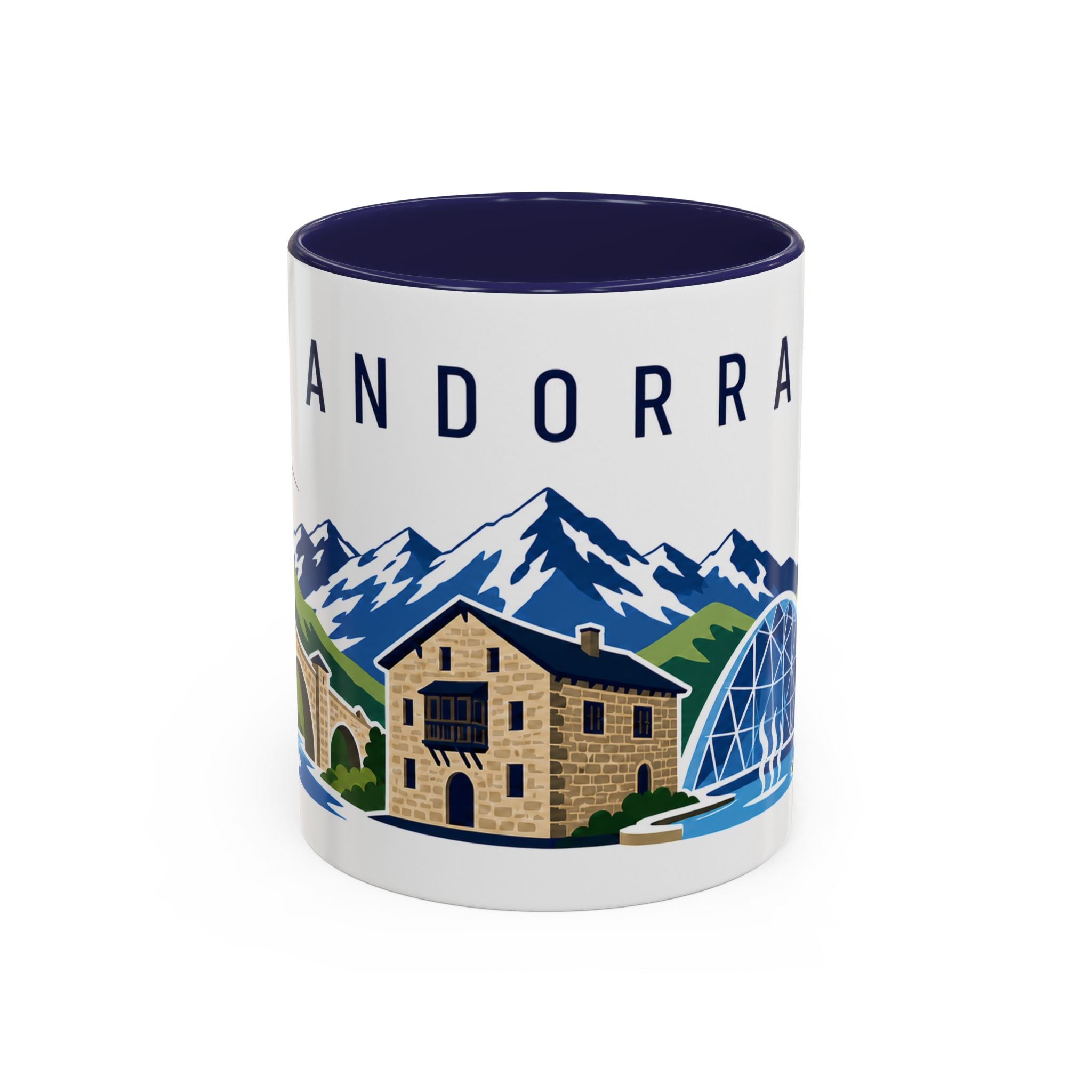 Andorra Coffee Mug | Travel Souvenir Accent Mug | Country Gift Ceramic Cup 11oz 15oz