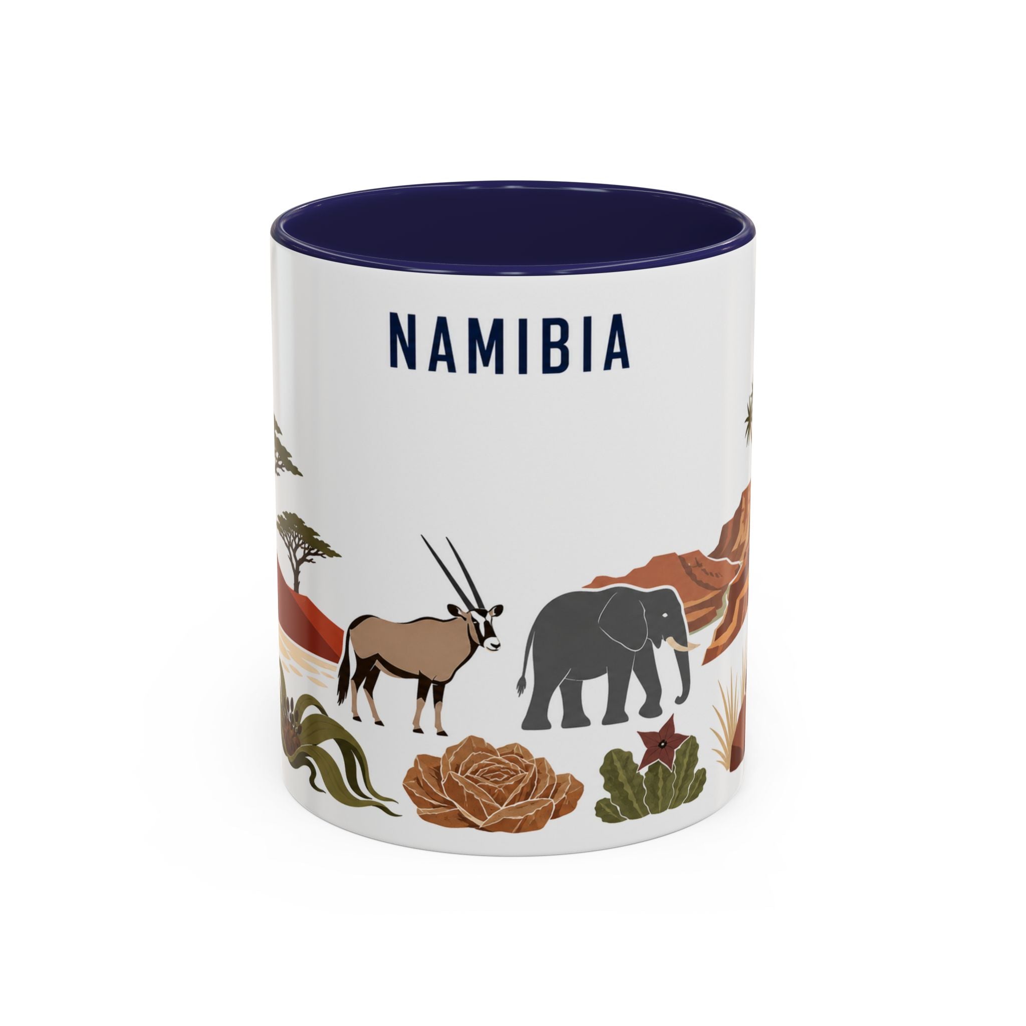 Namibia Coffee Mug | Travel Souvenir Accent Mug | Country Gift Ceramic Cup 11oz 15oz