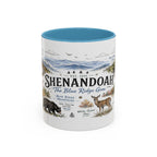 Shenandoah National Park Coffee Mug | Virginia Blue Ridge Hiking Autumn Gift | Accent Color Ceramic 11oz 15oz