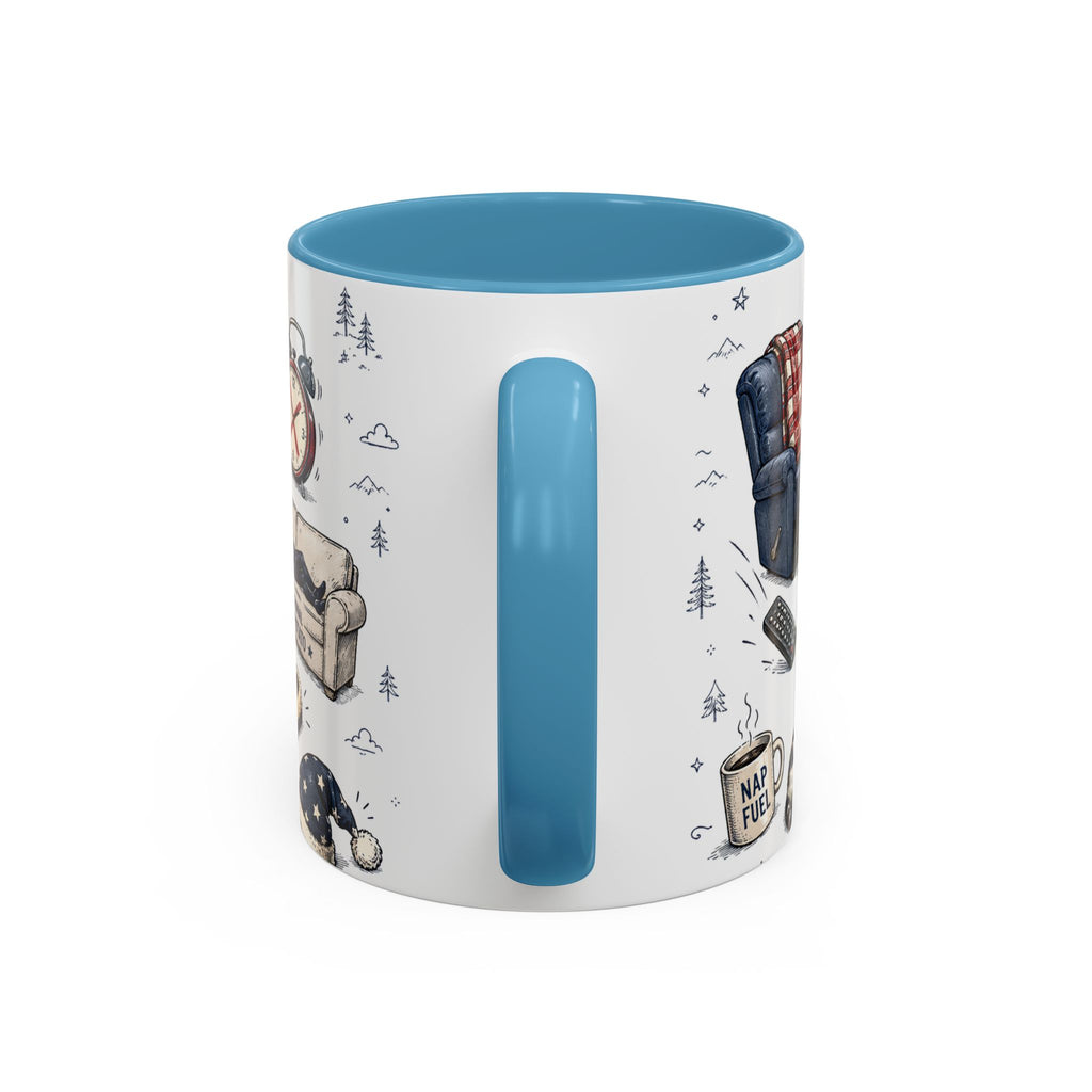 Nap Champion Coffee Mug | Father's Day Gift for Dad | Accent Color Ceramic 11oz 15oz
