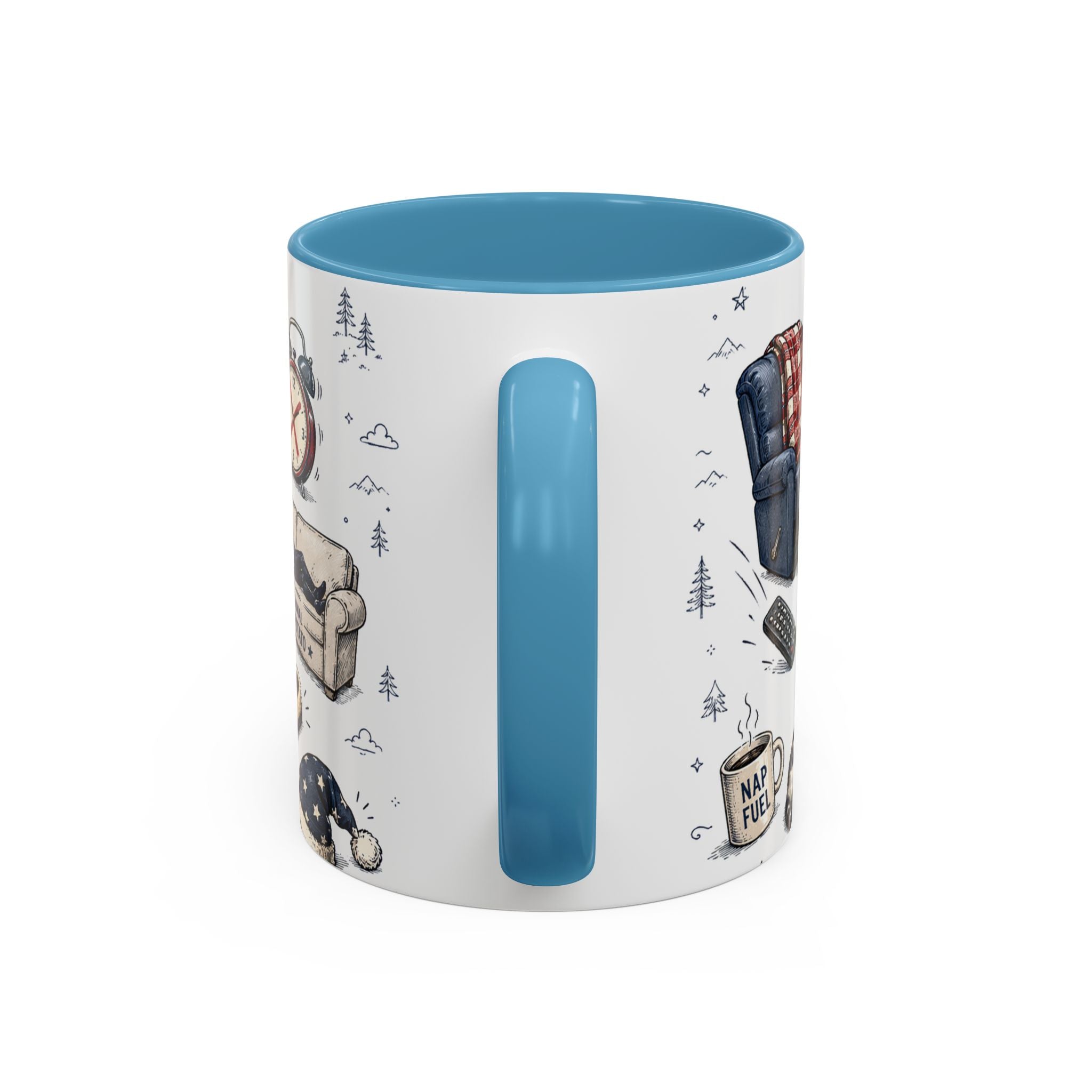 Nap Champion Coffee Mug | Father's Day Gift for Dad | Accent Color Ceramic 11oz 15oz