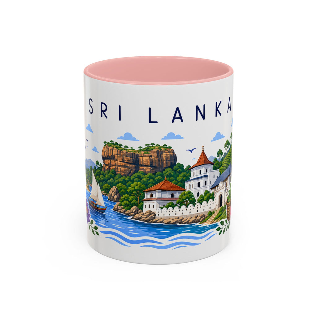 Sri Lanka Coffee Mug | Travel Souvenir Accent Mug | Place Gift Ceramic Cup 11oz 15oz