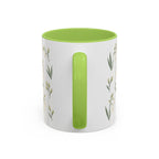 New Mexico Yucca Flower Mug, State Flower Floral Coffee Cup, 11oz Botanical Gift