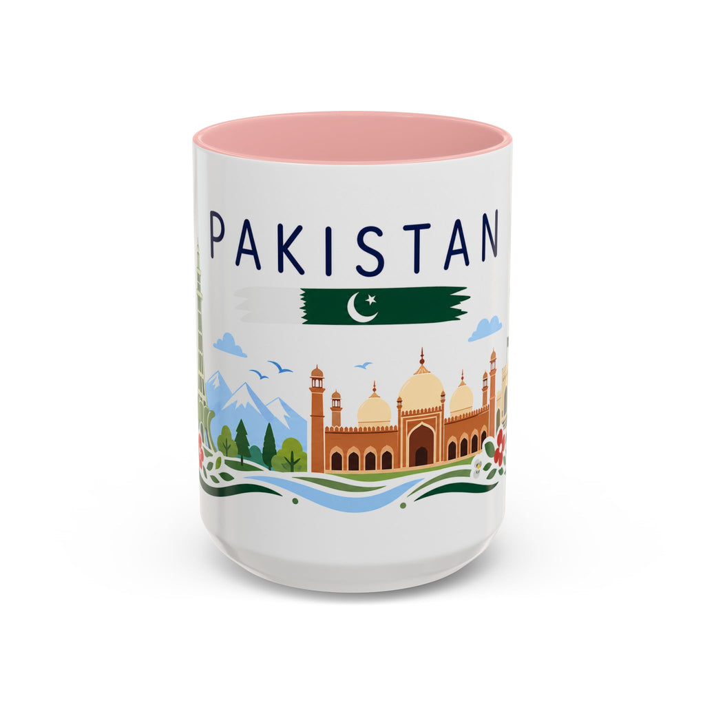 Pakistan Coffee Mug | Travel Souvenir Accent Mug | Country Gift Ceramic Cup 11oz 15oz