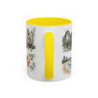 Da Nang Coffee Mug | Vietnam Travel Souvenir | Vintage Illustrated City Gift | 11 oz 15 oz Accent Mug
