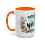 Whitehaven Beach Mug, Australia Travel Souvenir, Bucket List Gift, Accent Ceramic Coffee Mug 11oz 15oz