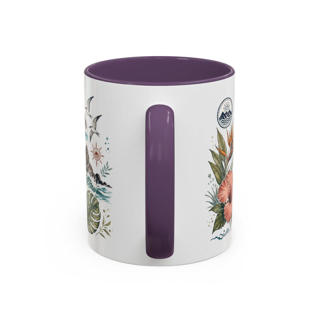 Na Pali Coast Mug, Hawaii Travel Souvenir, Bucket List Gift, Accent Ceramic Coffee Mug 11oz 15oz