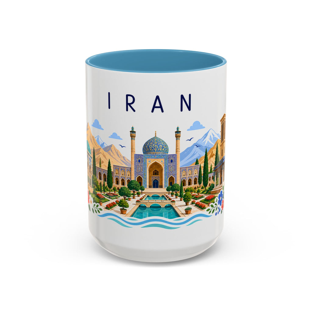 Iran Coffee Mug | Travel Souvenir Accent Mug | Place Gift Ceramic Cup 11oz 15oz