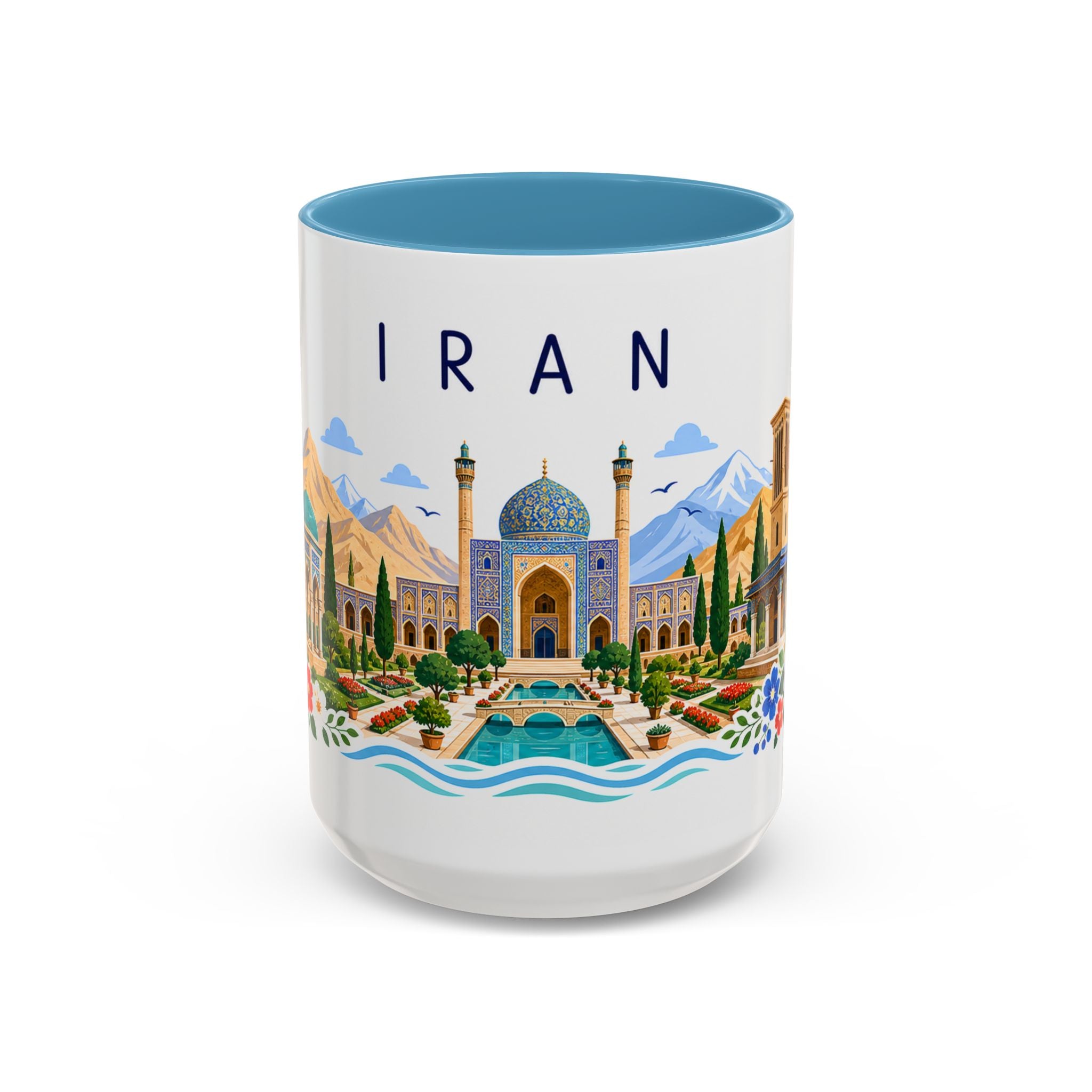 Iran Coffee Mug | Travel Souvenir Accent Mug | Place Gift Ceramic Cup 11oz 15oz