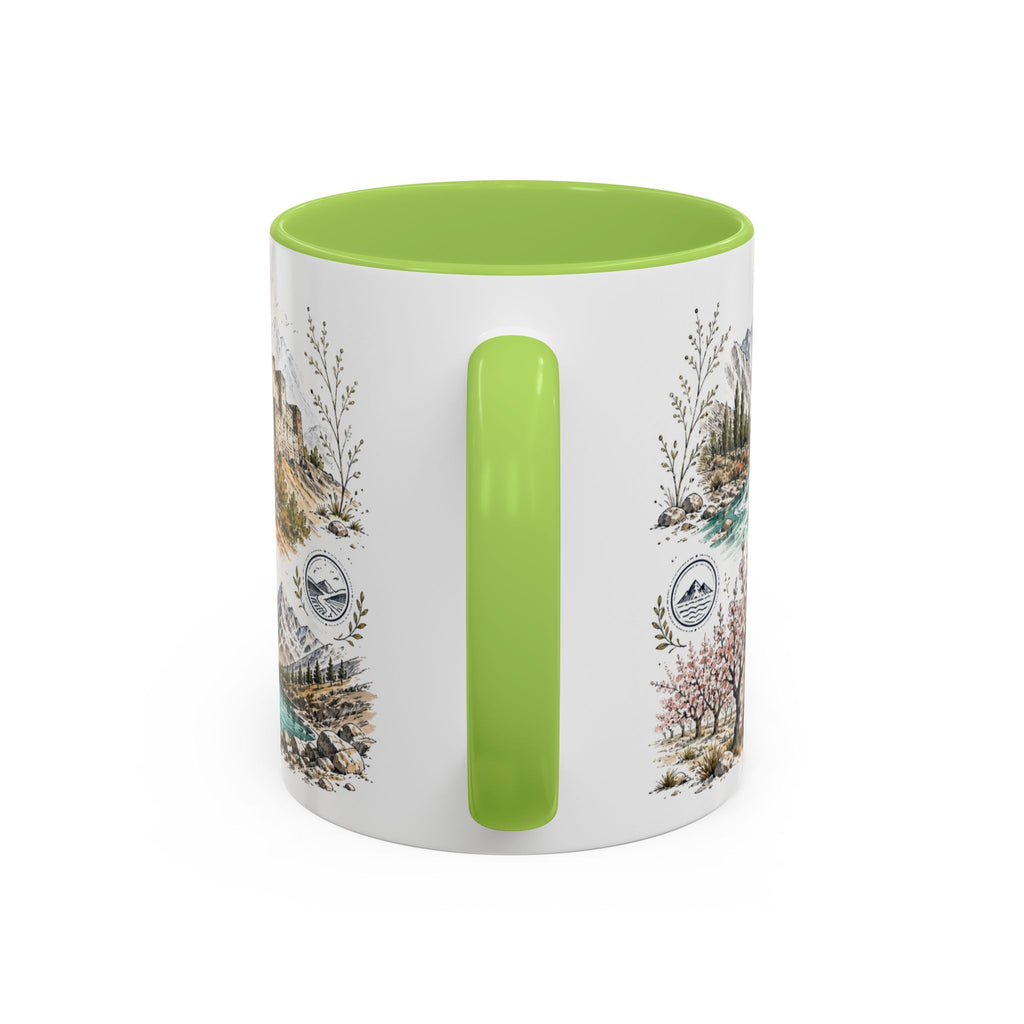Skardu Valley Mug, Pakistan Travel Souvenir, Bucket List Gift, Accent Ceramic Coffee Mug 11oz 15oz