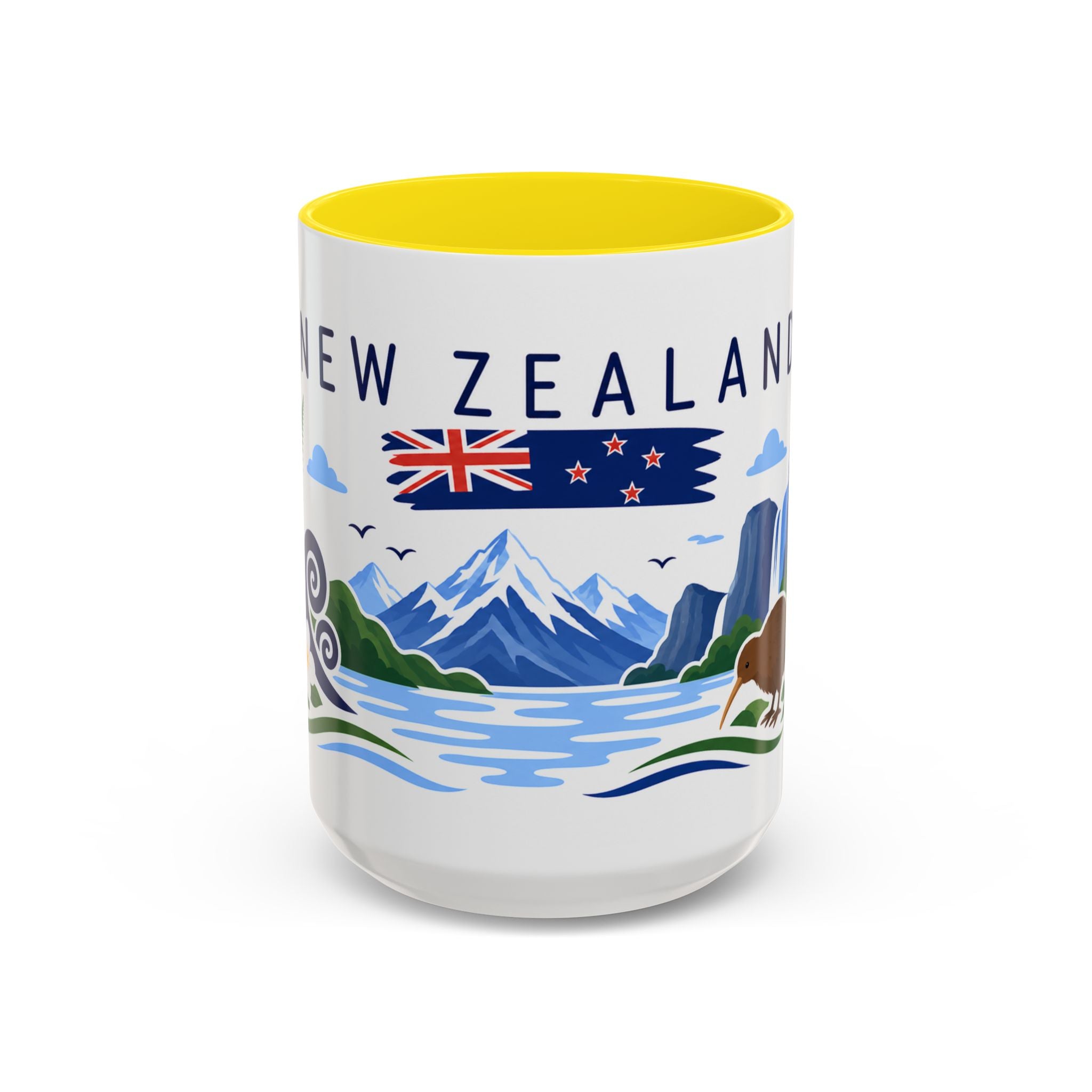 New Zealand Coffee Mug | Travel Souvenir Accent Mug | Country Gift Ceramic Cup 11oz 15oz
