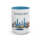 Guangzhou Coffee Mug | China Travel Souvenir | Porcelain Decal City Gift | 11oz 15oz Accent Mug