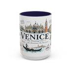 Venice Coffee Mug | Italy Souvenir Travel Gift | Accent Color Ceramic 11oz 15oz