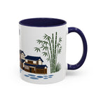Kyoto Coffee Mug | Japan Travel Souvenir | Porcelain Decal City Gift | 11oz 15oz Accent Mug