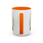 New Mexico State Map Mug | Desert Scenery, Yucca Flower Accent Coffee Cup