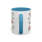 Alabama Camellia Mug, State Flower Floral Coffee Cup, 11oz Botanical Gift