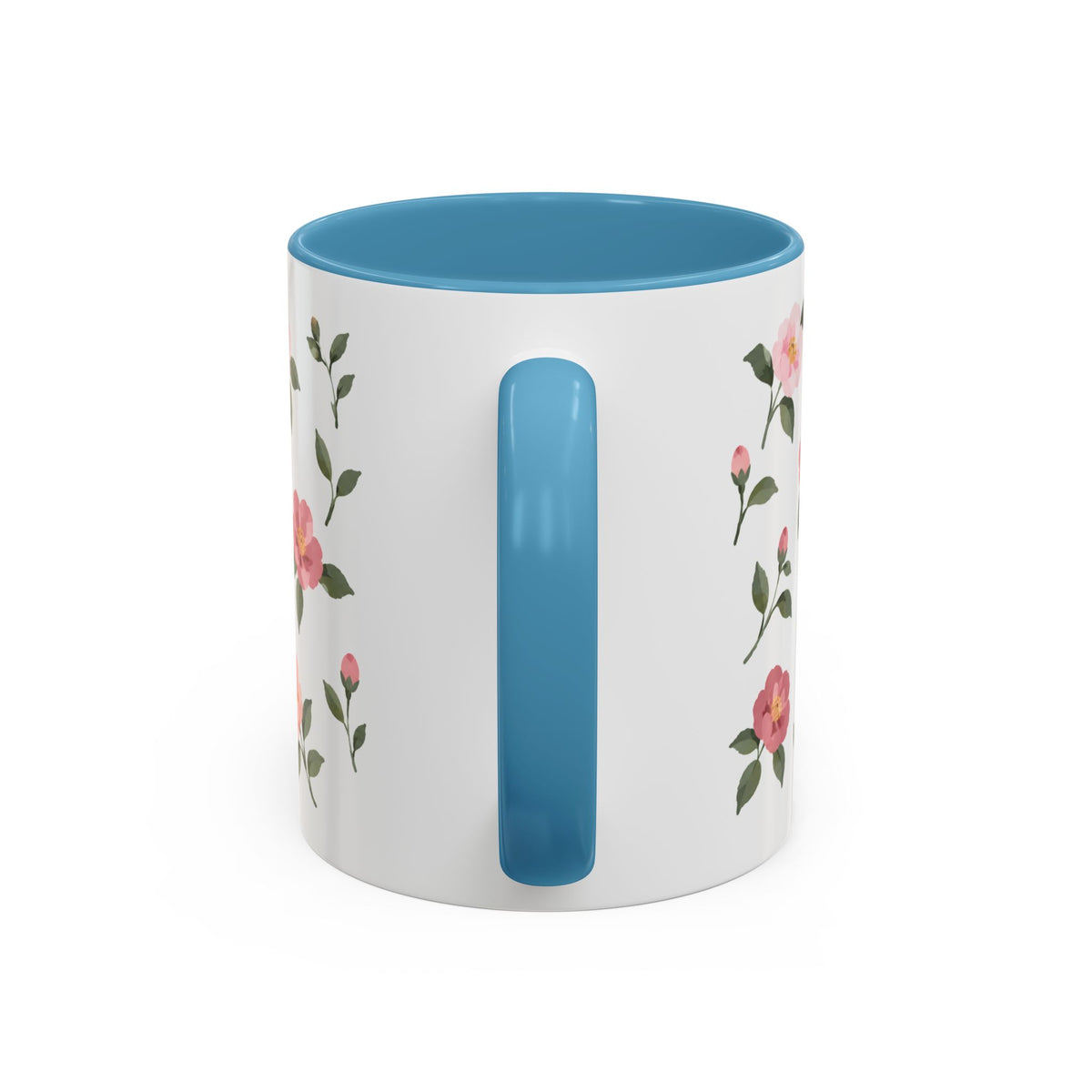 Alabama Camellia Mug, State Flower Floral Coffee Cup, 11oz Botanical Gift