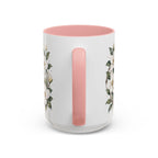 Mississippi State Map Mug | Moving Away, Homesick Gift | Botanical Accent Coffee Cup
