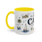 Cairo Coffee Mug | Egypt Souvenir Travel Gift | Accent Color Ceramic 11oz 15oz