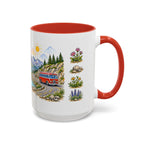Glacier National Park Mug | US Travel Souvenir Accent Coffee Mug | 11oz 15oz Ceramic Cup