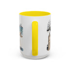 Tel Aviv Coffee Mug | Israel Travel Souvenir | Vintage Illustrated City Gift | 11 oz 15 oz Accent Mug