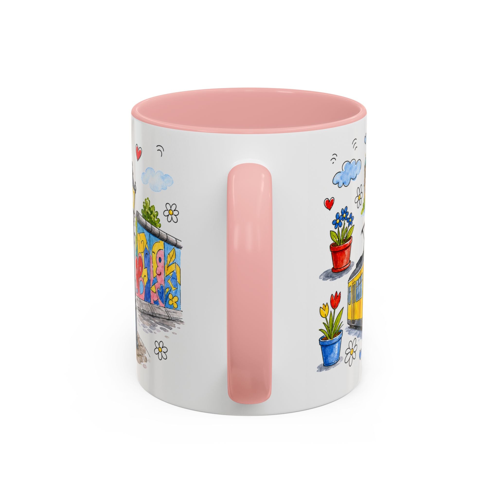 Berlin Travel Mug | European City Souvenir Accent Coffee Mug | 11oz 15oz Ceramic Cup