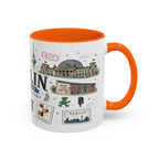 Berlin Coffee Mug | Germany Souvenir Travel Gift | Accent Color Ceramic 11oz 15oz