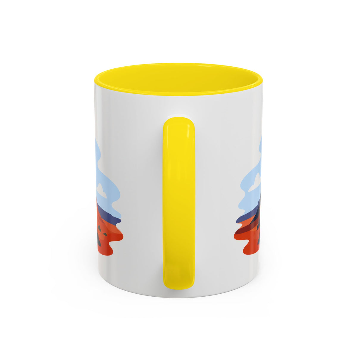 Monument Valley Coffee Mug | Travel Destination Souvenir Gift | Accent Color Ceramic 11oz 15oz