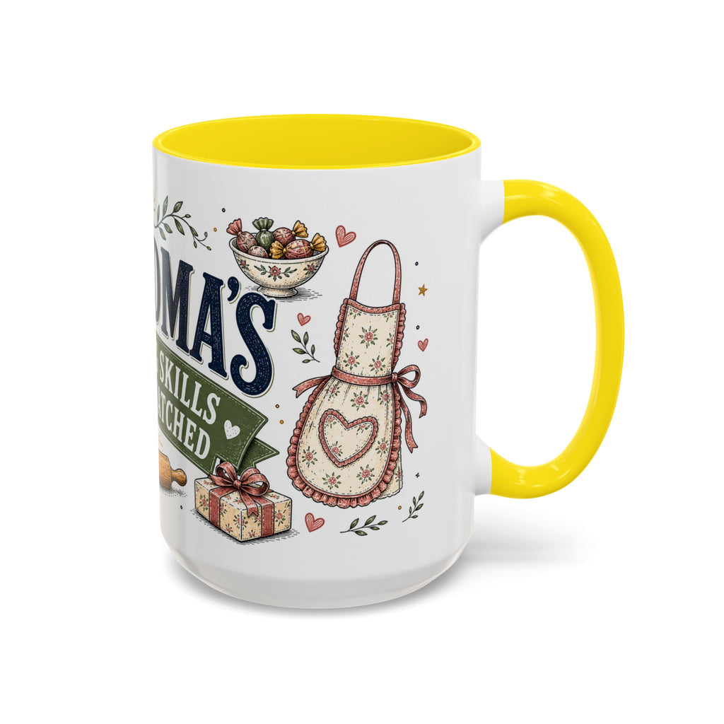 Grandma's Spoiling Skills Are Unmatched Coffee Mug | Funny Gift From Grandkids | Accent Ceramic 11oz 15oz