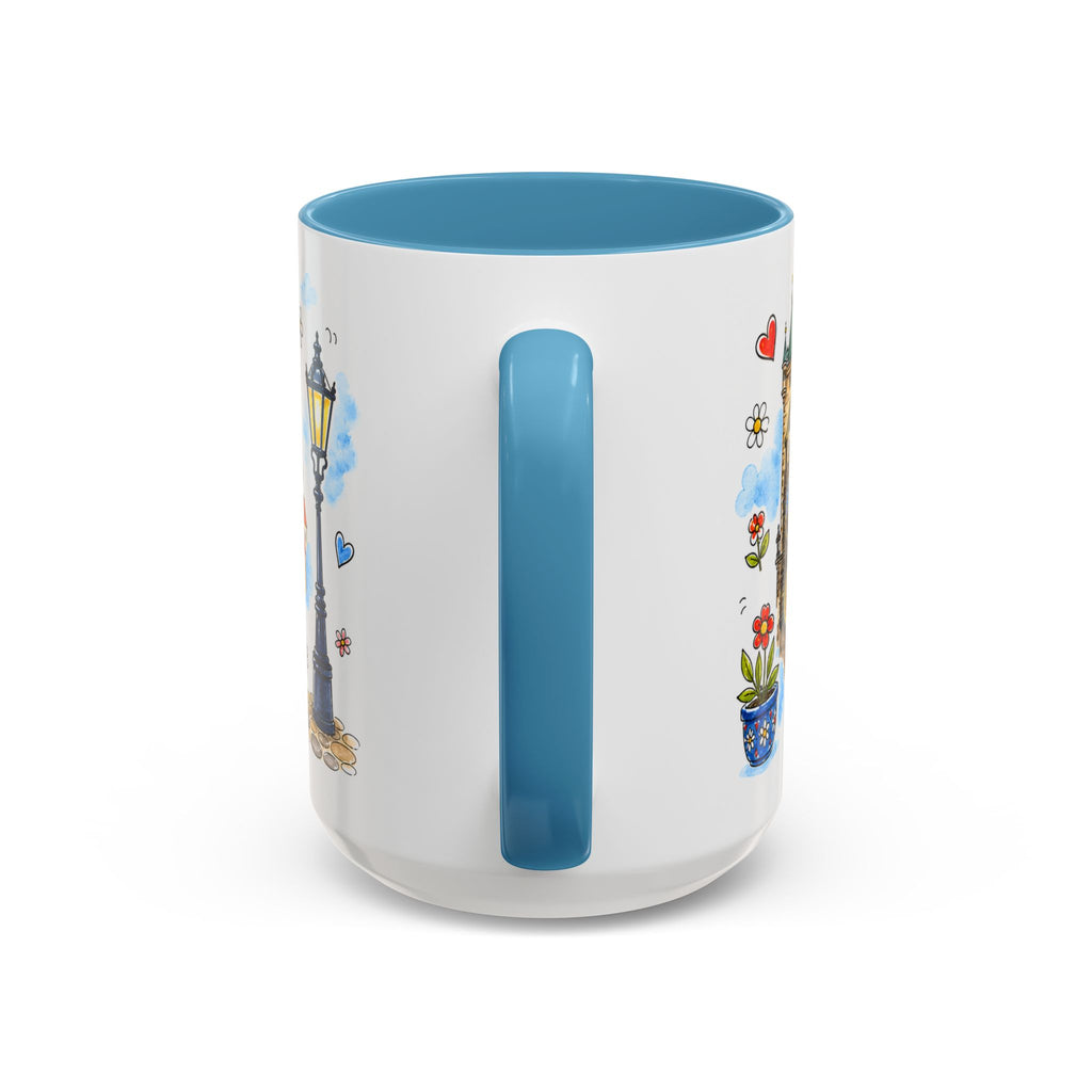 Prague Travel Mug | European City Souvenir Accent Coffee Mug | 11oz 15oz Ceramic Cup