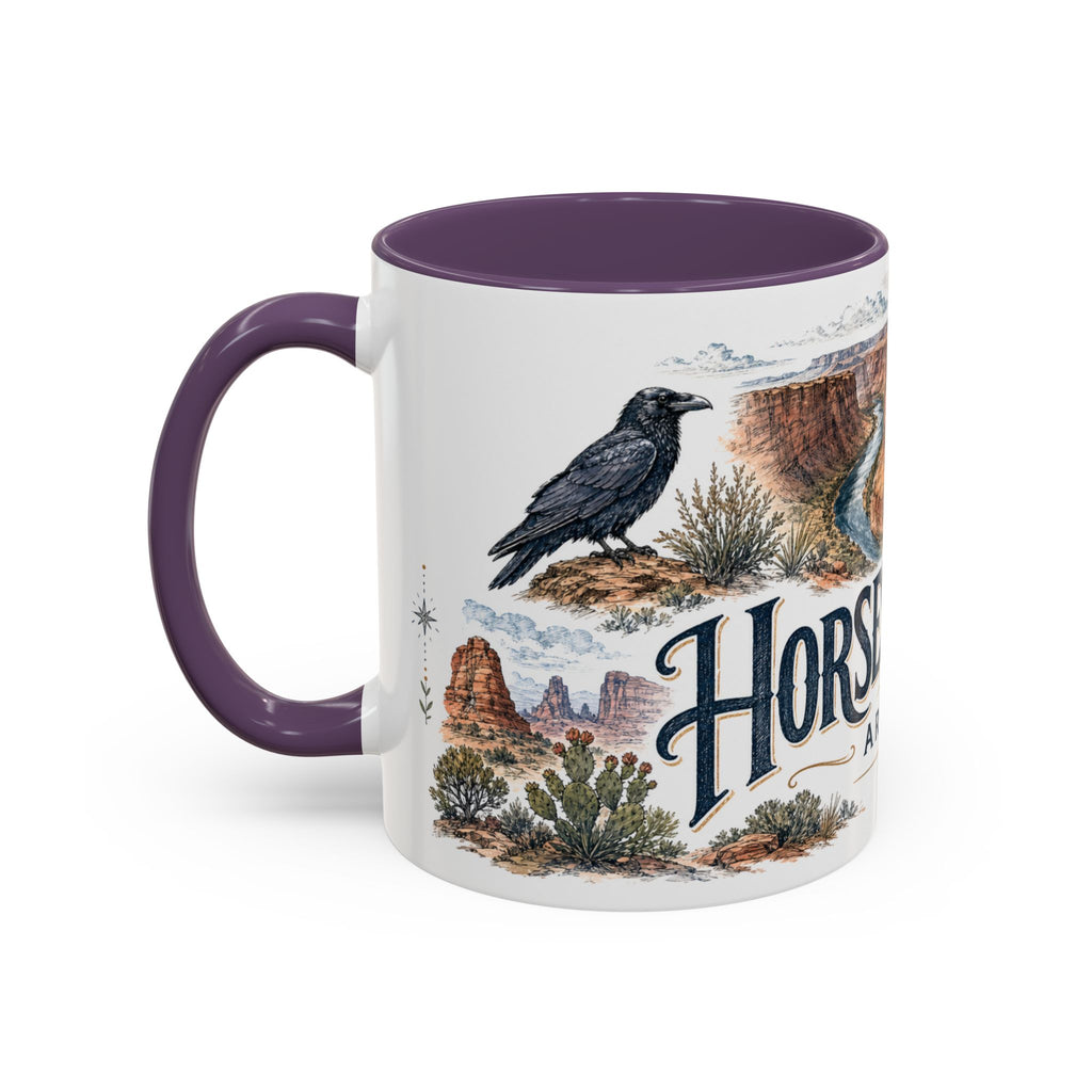 Horseshoe Bend Mug, Arizona Travel Souvenir, Bucket List Gift, Accent Ceramic Coffee Mug 11oz 15oz