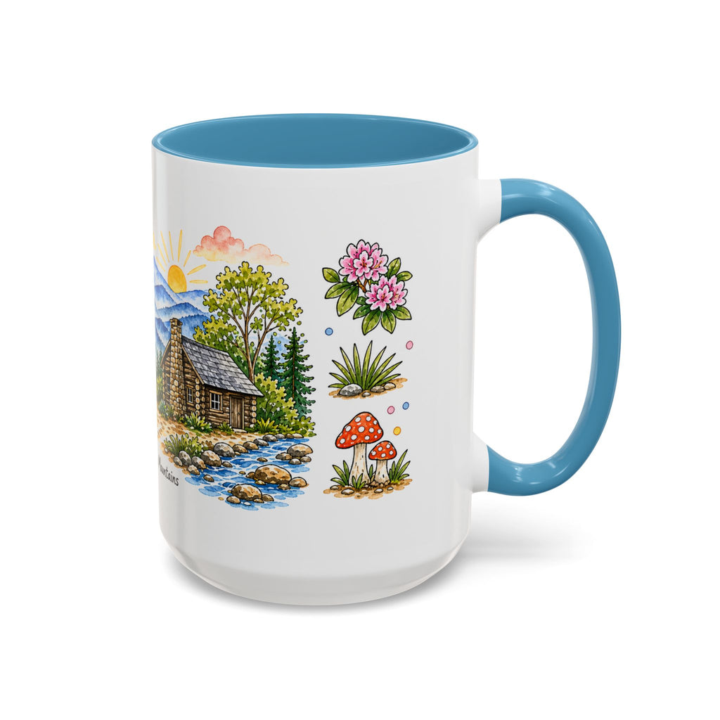 Great Smoky Mountains National Park Mug | US Travel Souvenir Accent Coffee Mug | 11oz 15oz Ceramic Cup