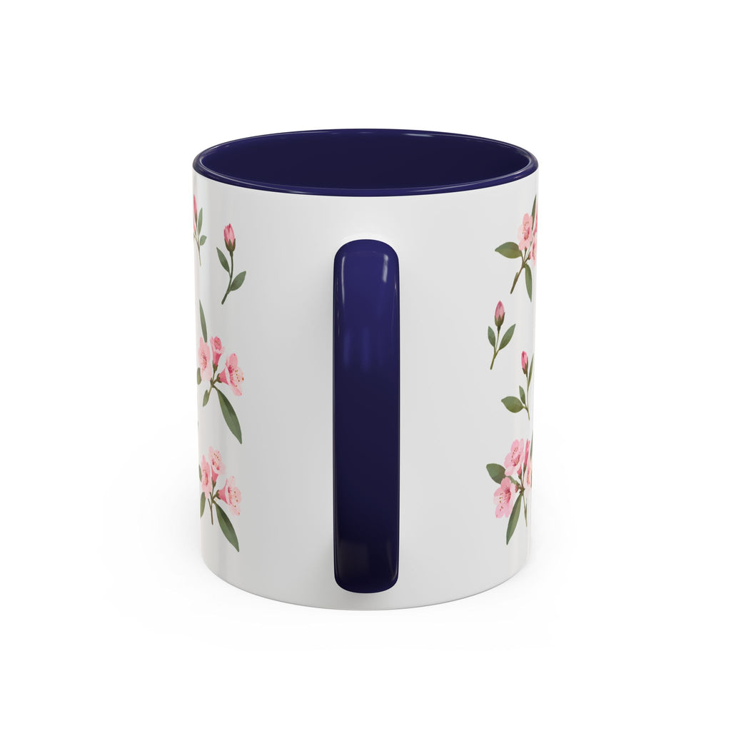 Washington Coast rhododendron Mug, State Flower Floral Coffee Cup, 11oz Botanical Gift