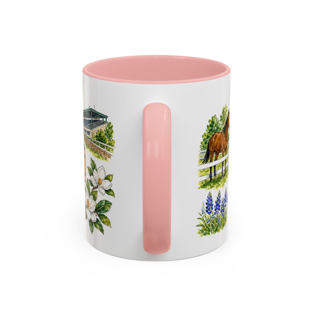 Lexington Illustrated Travel Mug | City Souvenir Accent Coffee Mug | 11oz 15oz Ceramic Cup