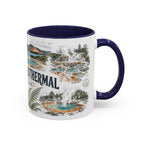 Rotorua Geothermal Mug, New Zealand Travel Souvenir, Bucket List Gift, Accent Ceramic Coffee Mug 11oz 15oz