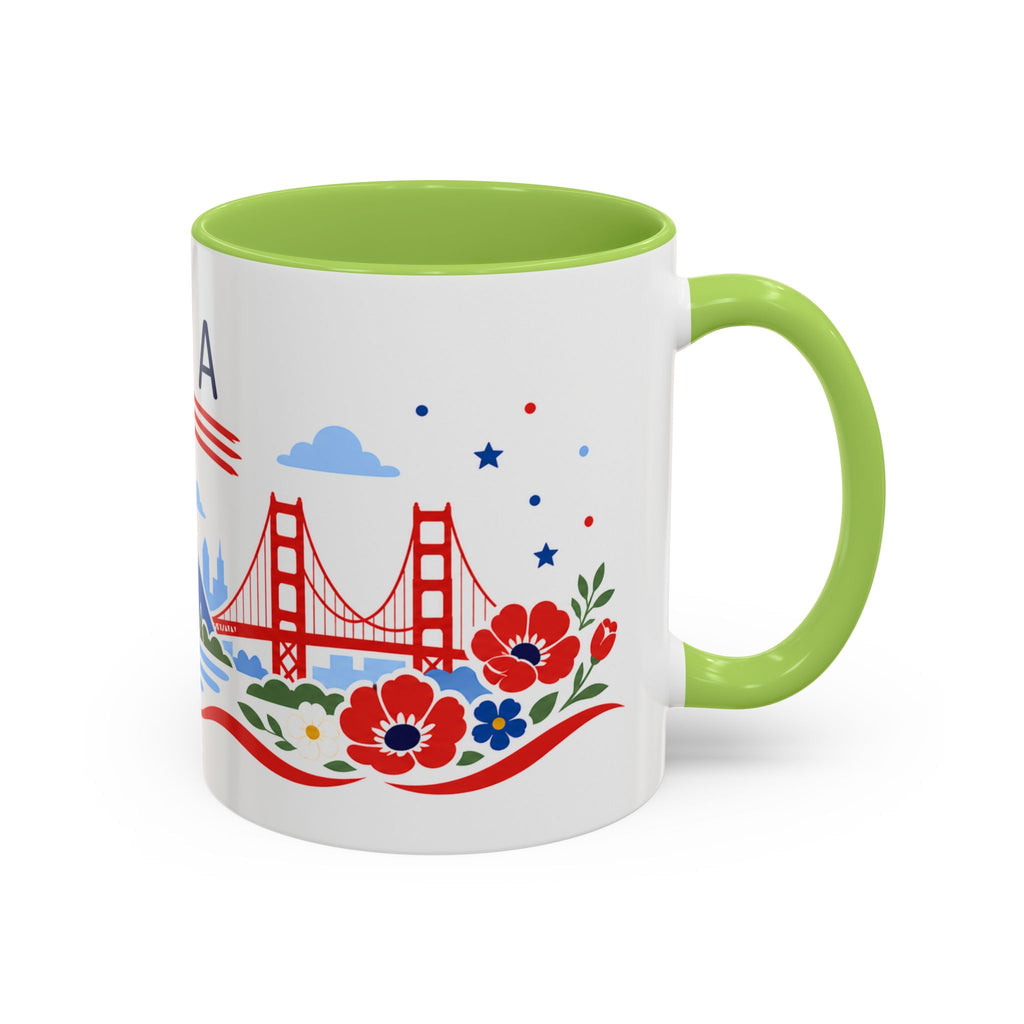 United States Coffee Mug | Travel Souvenir Accent Mug | Country Gift Ceramic Cup 11oz 15oz