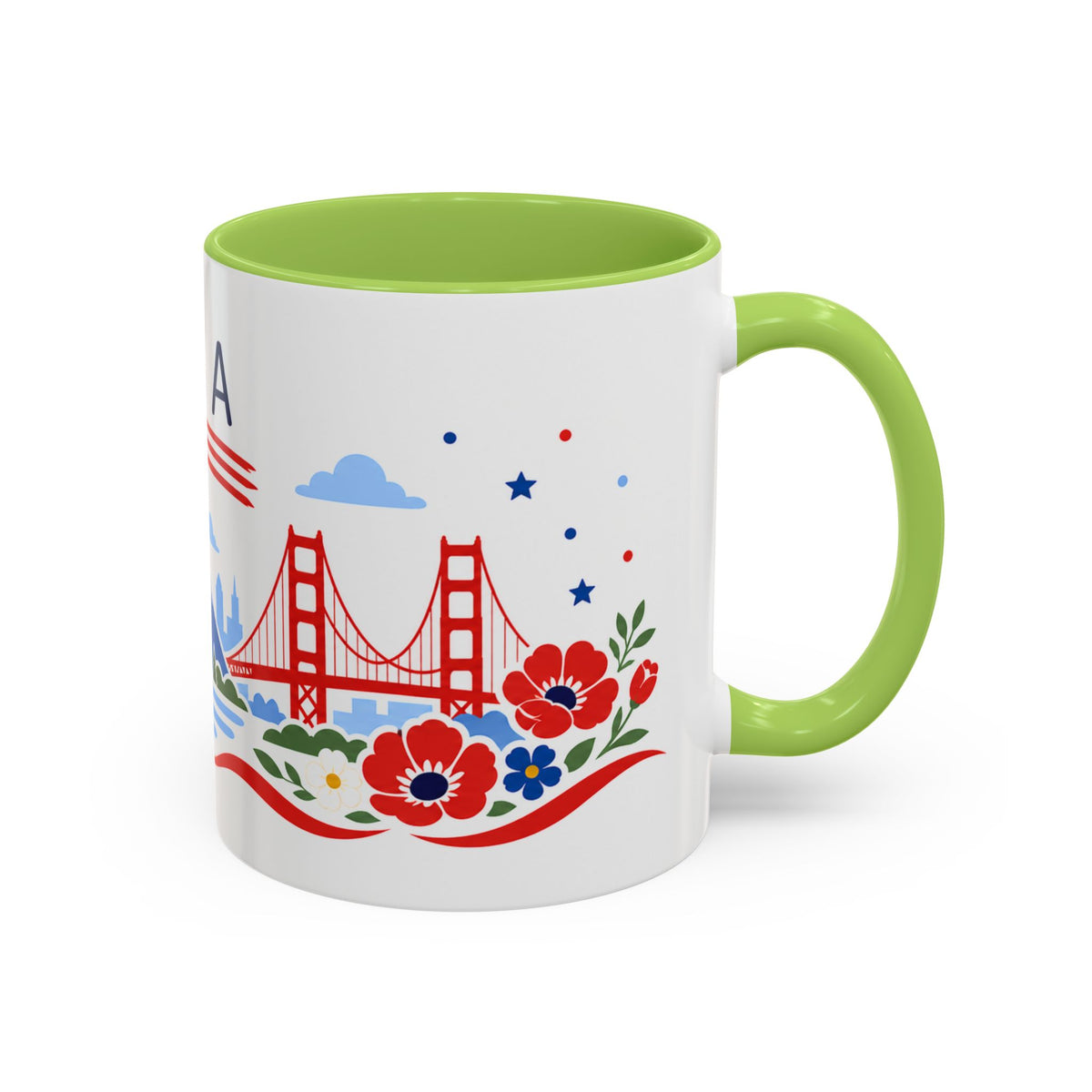 United States Coffee Mug | Travel Souvenir Accent Mug | Country Gift Ceramic Cup 11oz 15oz