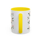 Michigan Apple Blossom Mug, State Flower Floral Coffee Cup, 11oz Botanical Gift