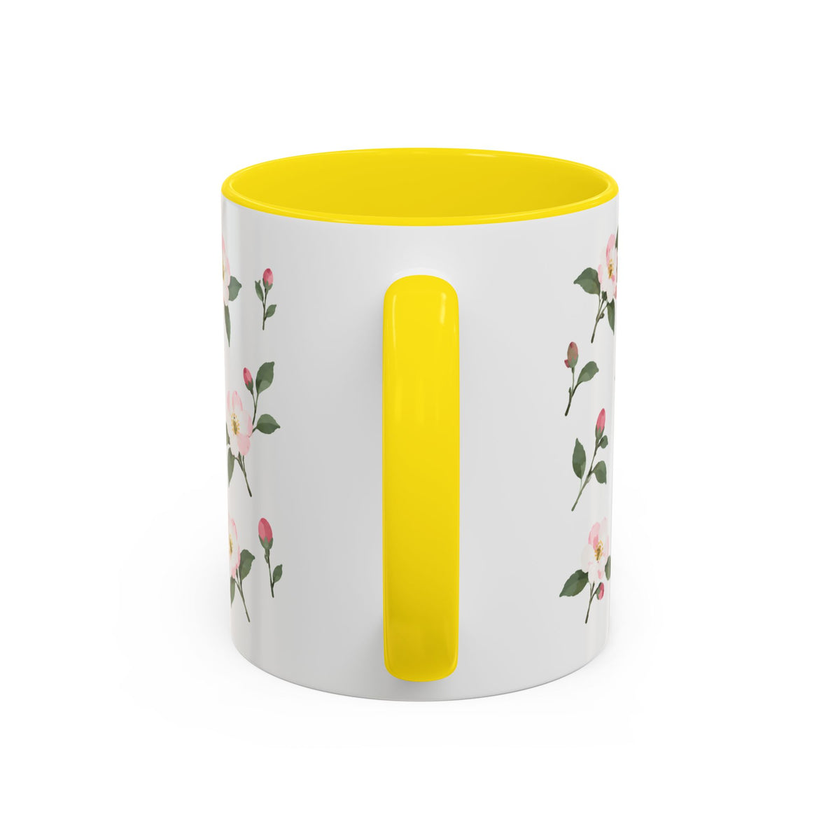 Michigan Apple Blossom Mug, State Flower Floral Coffee Cup, 11oz Botanical Gift