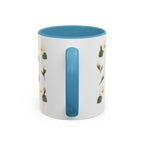 Arizona Saguaro cactus blossom Mug, State Flower Floral Coffee Cup, 11oz Botanical Gift