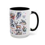 Grand Canyon National Park Coffee Mug | Hiking Camping Nature Gift | Accent Color Ceramic 11oz 15oz