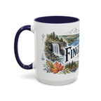 Finger Lakes Mug, New York Travel Souvenir, Bucket List Gift, Accent Ceramic Coffee Mug 11oz 15oz