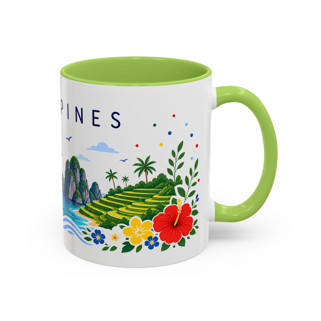 Philippines Coffee Mug | Travel Souvenir Accent Mug | Place Gift Ceramic Cup 11oz 15oz